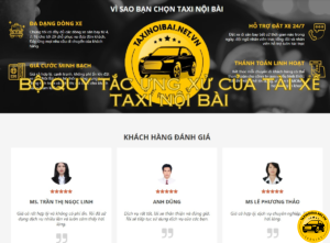 Bộ Quy Tắc Ứng Xử Của Tài Xế Taxi nội Bài